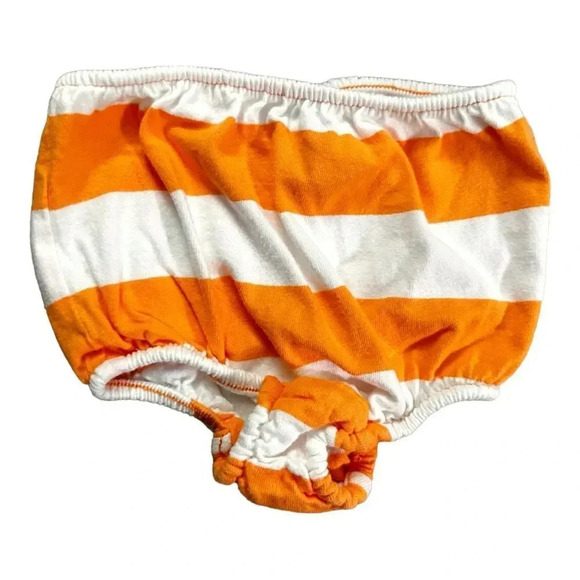 Ralph Lauren | Rugby Striped Ruffle Dress (9 mos) 🧡 - Picture 6 of 7